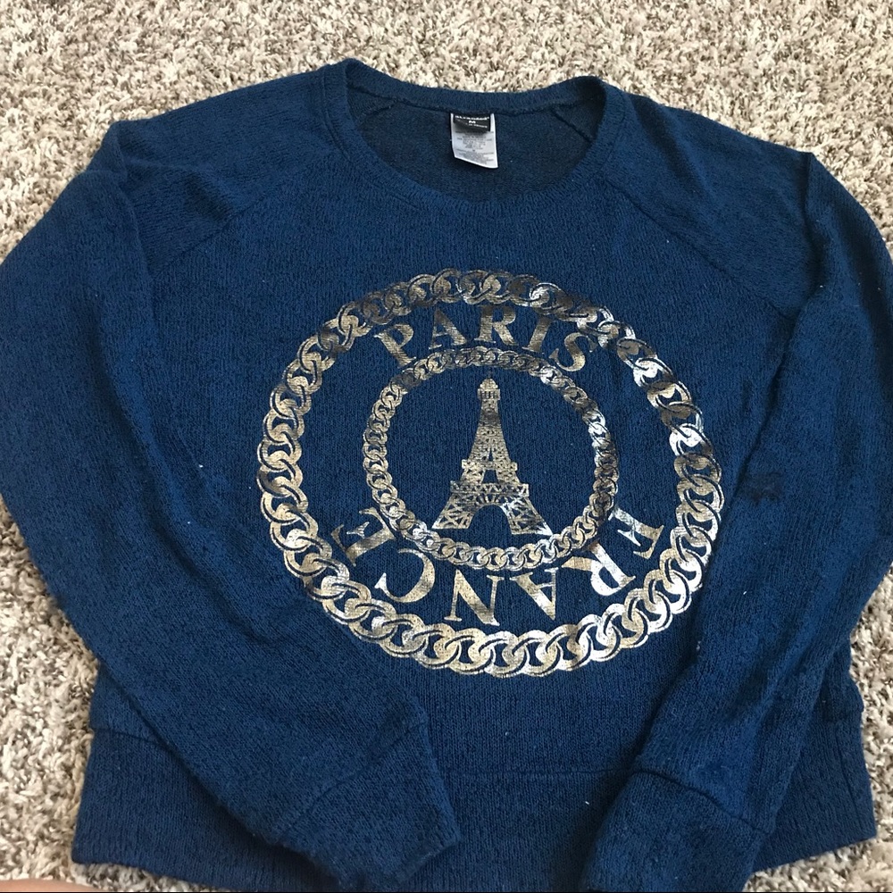 Paris long sleeve tee